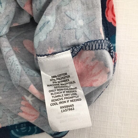 Tucker + Tate Girls Long Sleeve Tiered  Multi Colored Floral Dress Girls Size 2 - Picture 4 of 4